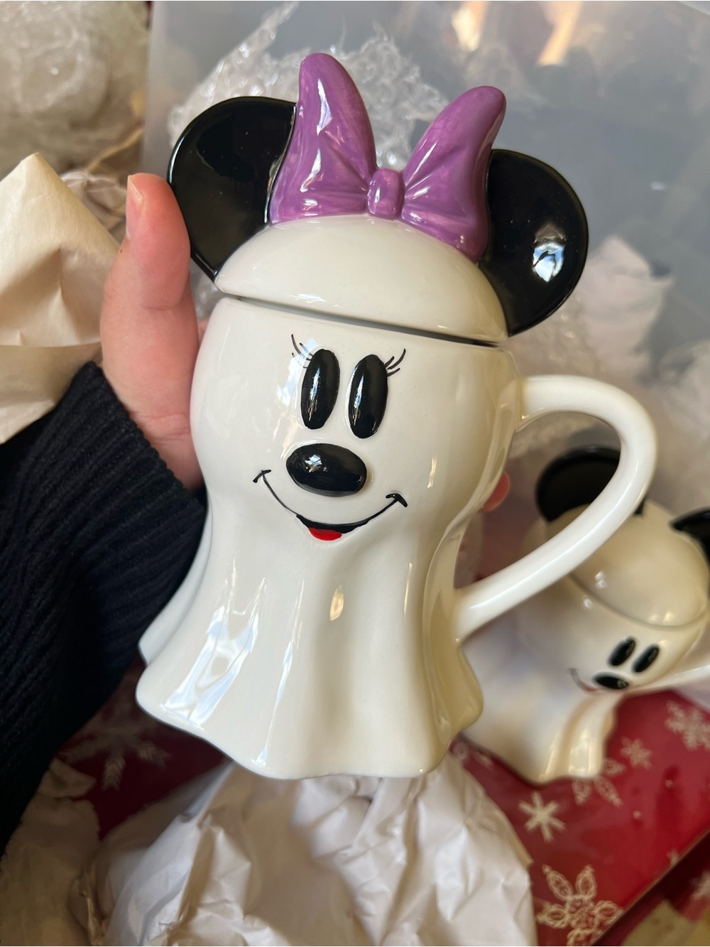 DISNEY MINNIE MOUSE HALLOWEEN GHOST MUG